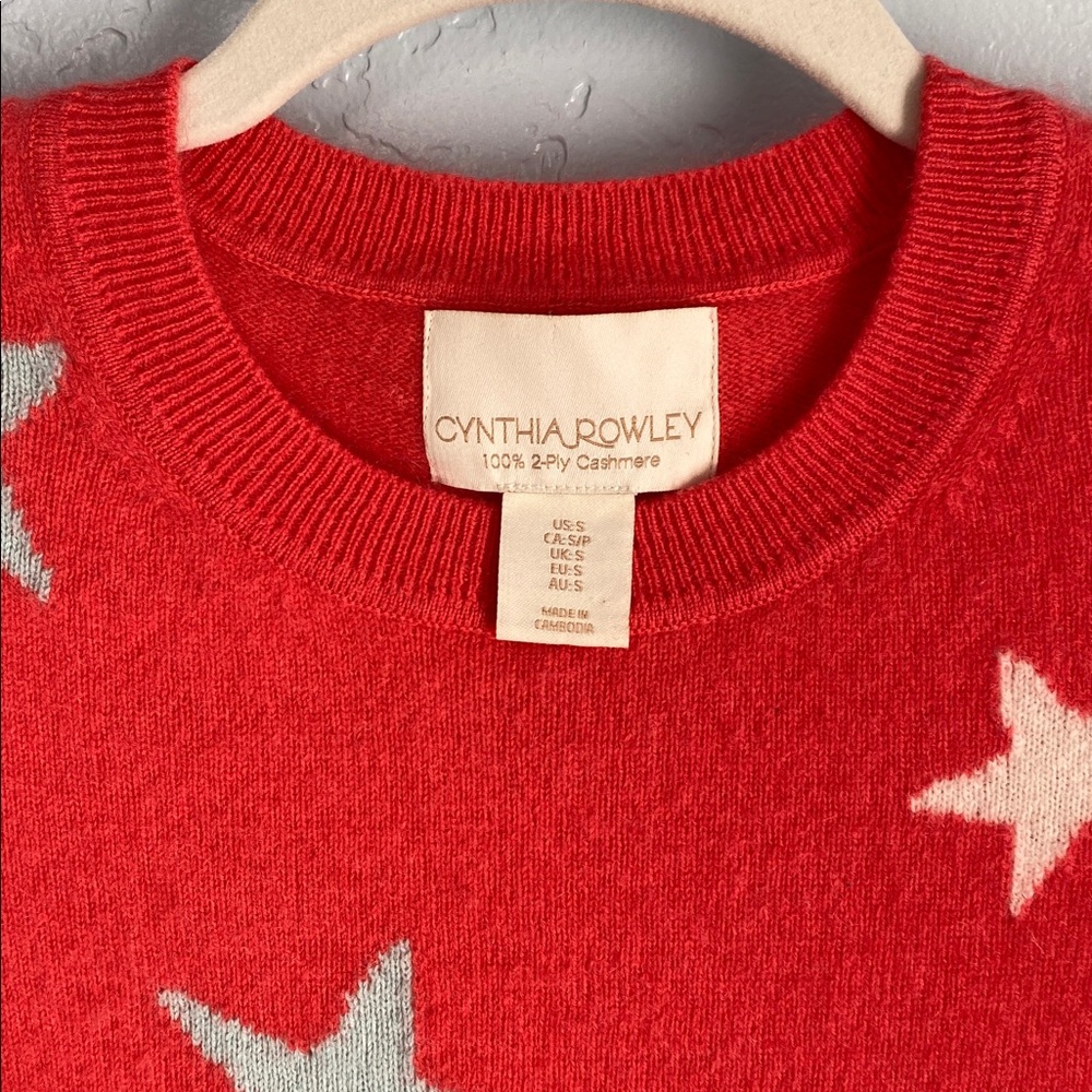 ⭐️Cashmere⭐️Star Sweater - Picture 2 of 11